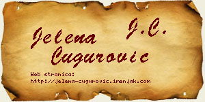 Jelena Čugurović vizit kartica